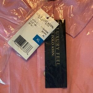U.S. Polo Assn. Men's Polo Shirt in Pink